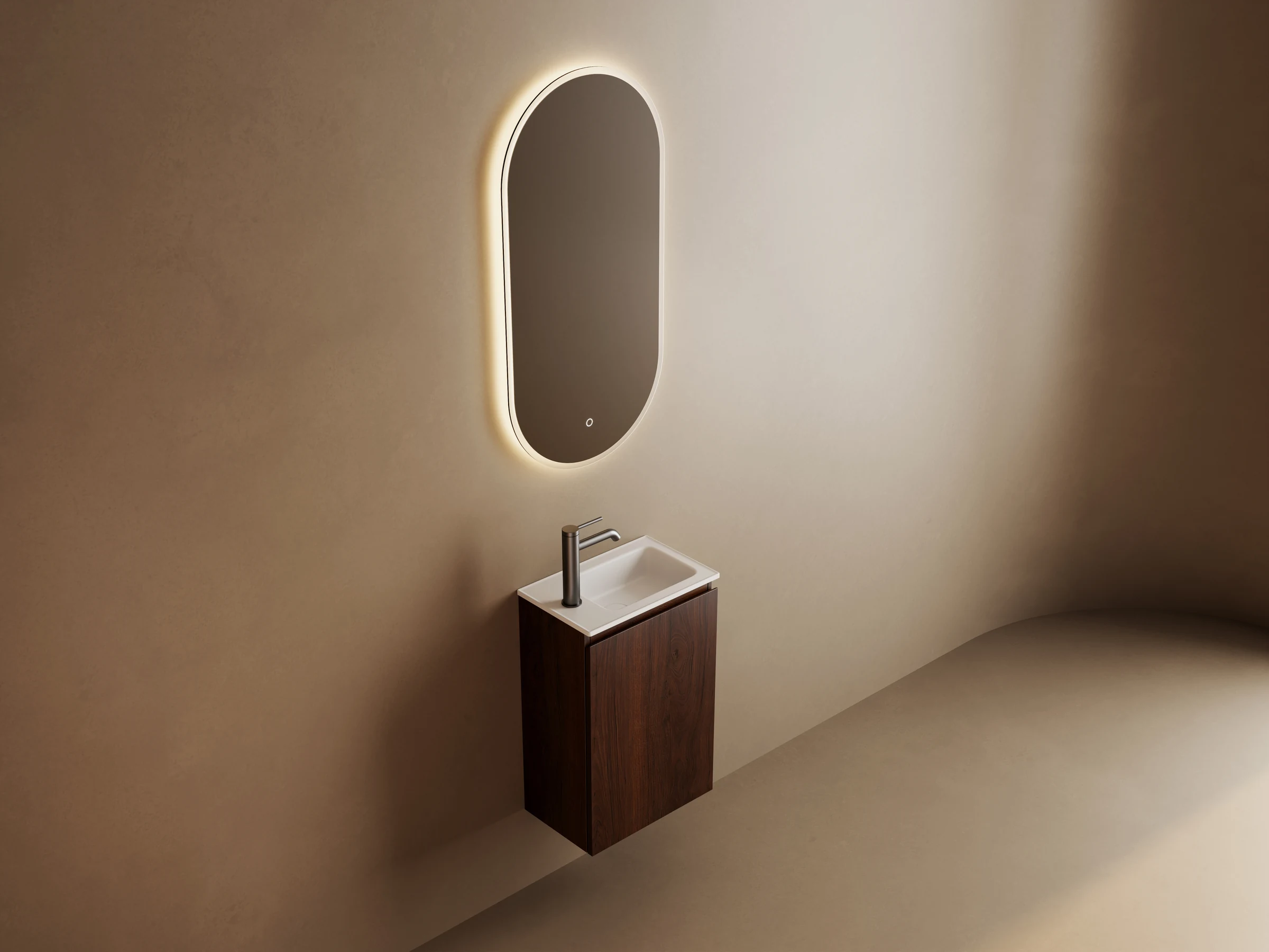 SOFI LED ovális fürdőszobai tükör – 2. kép